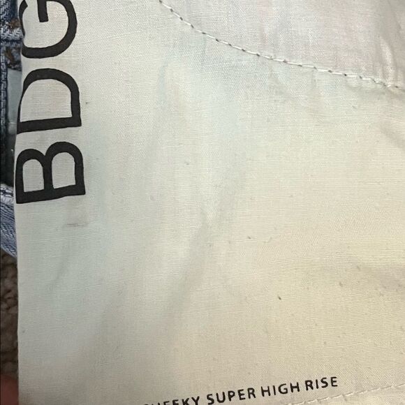 BDG Cheeky Super High Rise Cut Off Jeans Shorts Size 27 - Picture 7 of 9